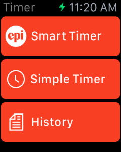 Smart Timer for Apple Watch screenshot