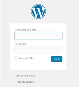 How to login to wordpress admin